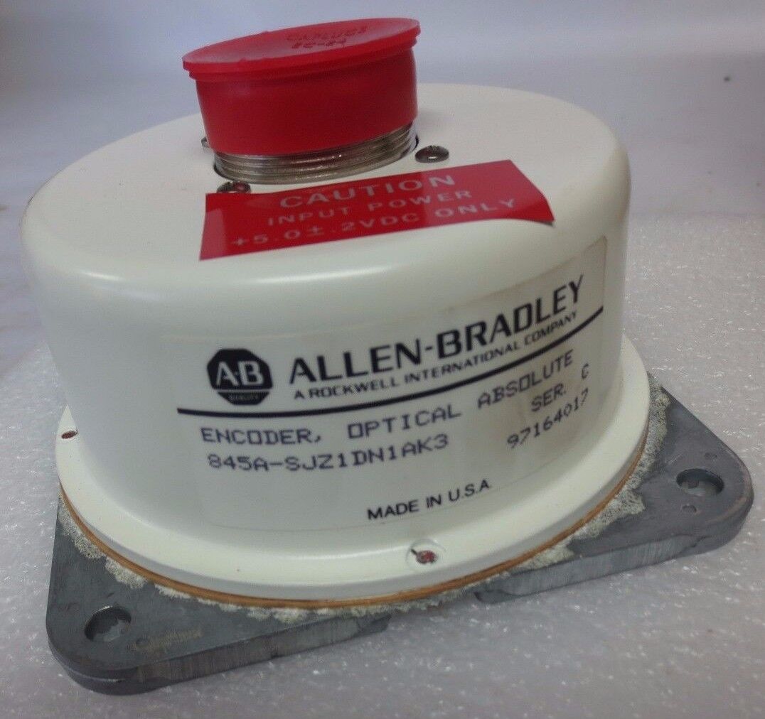 ALLEN-BRADLEY 845A-SJZ1DN1AK3 Ser. C ENCODER, ABSOLUTE OPTICAL - NEW SURPLUS