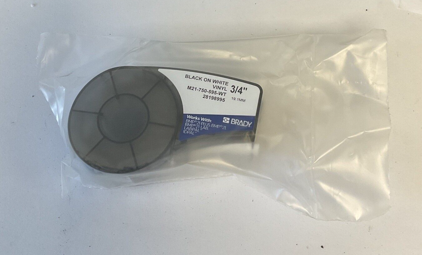 BRADY M21-750-595-WT PRINT CARTRIDGE WHITE VINYL