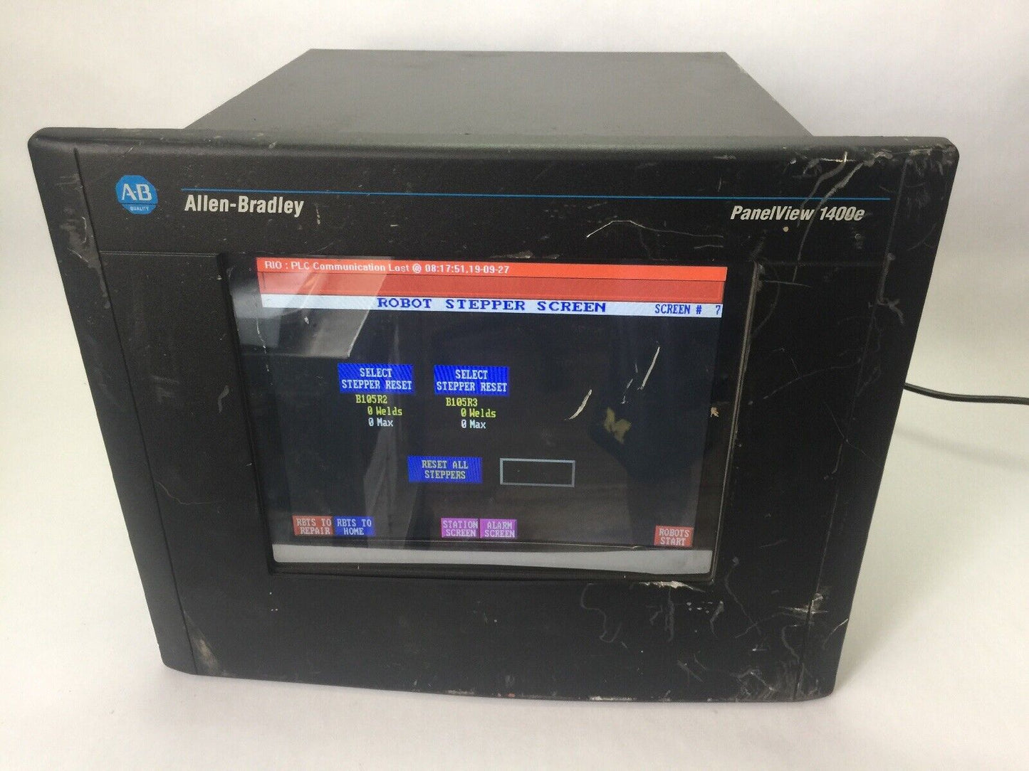 ALLEN BRADLEY 1400ELTC6 PANELVIEW 1400E 115/230VAC 90W SER E REV E FRN 5.16