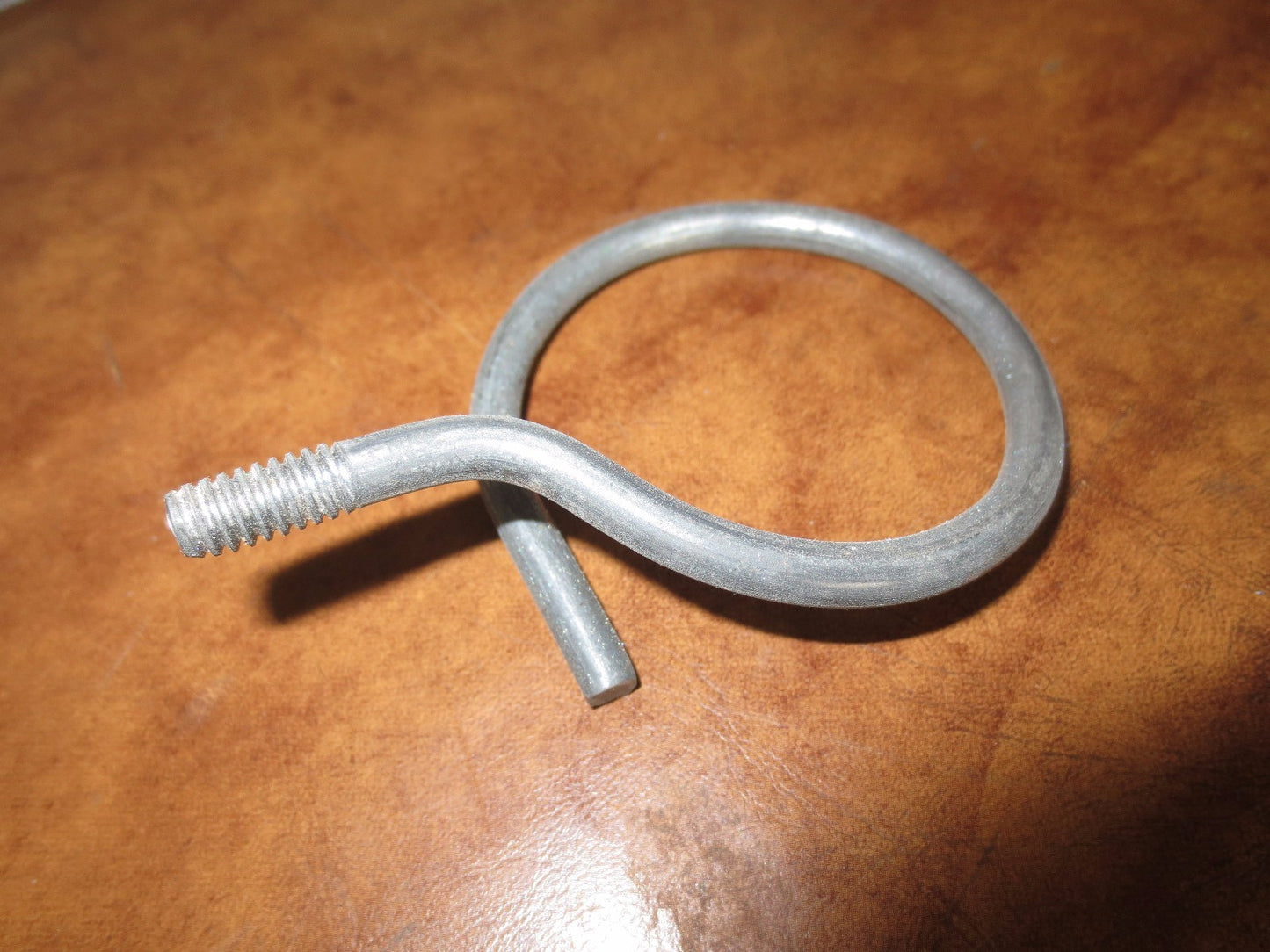 GALVANIZED BRIDLE RINGS - 2" - 1/4" THREAD - NEW SURPLUS - LOT of 21