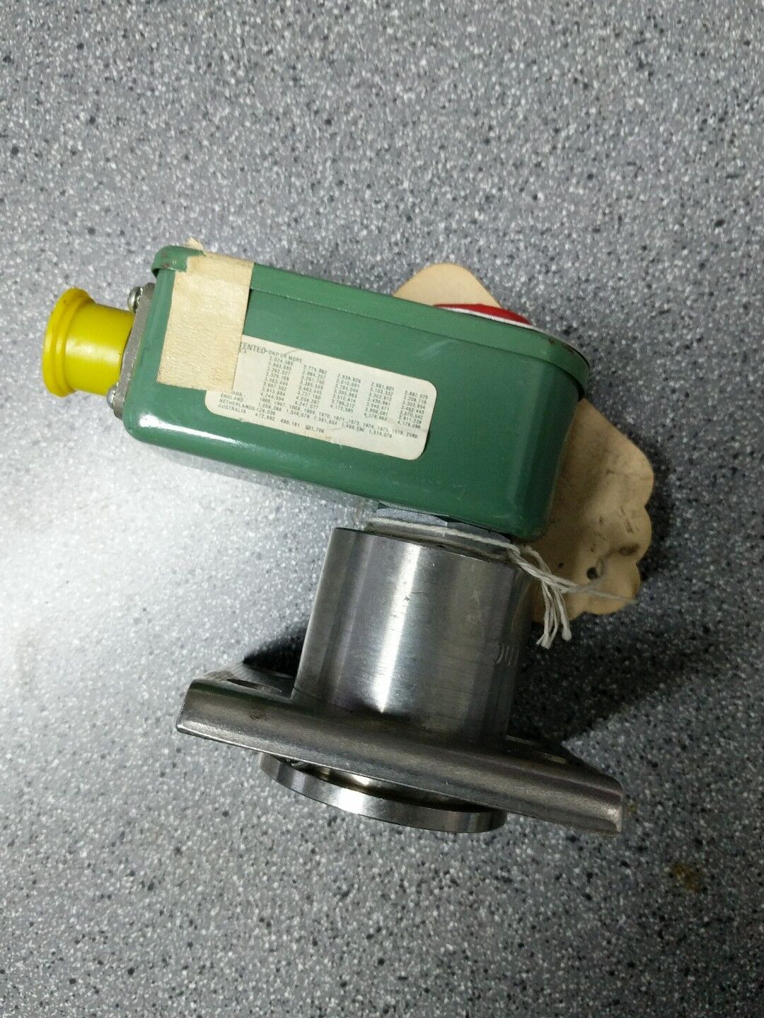 ASCO WATER VALVE HVA160873 1A ORIFICE 1/4 PRESSURE 0-350 115/60V 9W