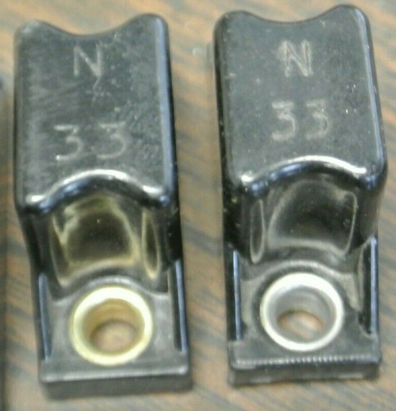 LOT of 2 / ALLEN-BRADLEY N33 THERMAL OVERLOAD HEATER ELEMENTS