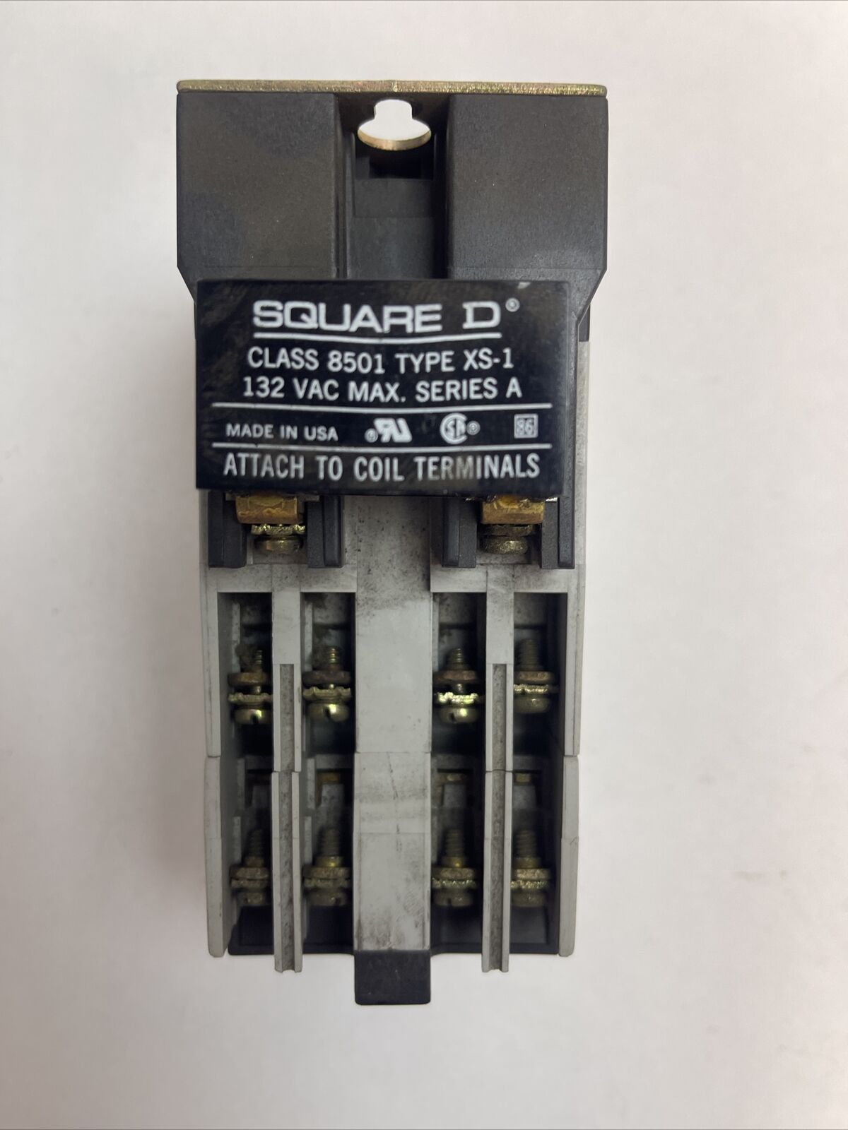 SQUARE D CLASS 8501 TYPE XB-40 INDUSTRIAL CONTROL RELAY FORM MV SERIES A