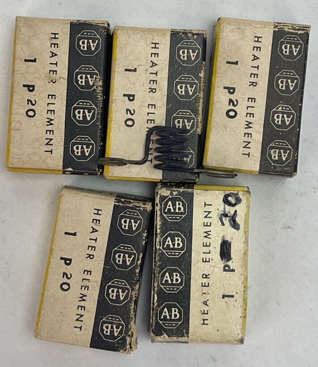 ALLEN BRADLEY P20 HEATER (LOT OF 5)