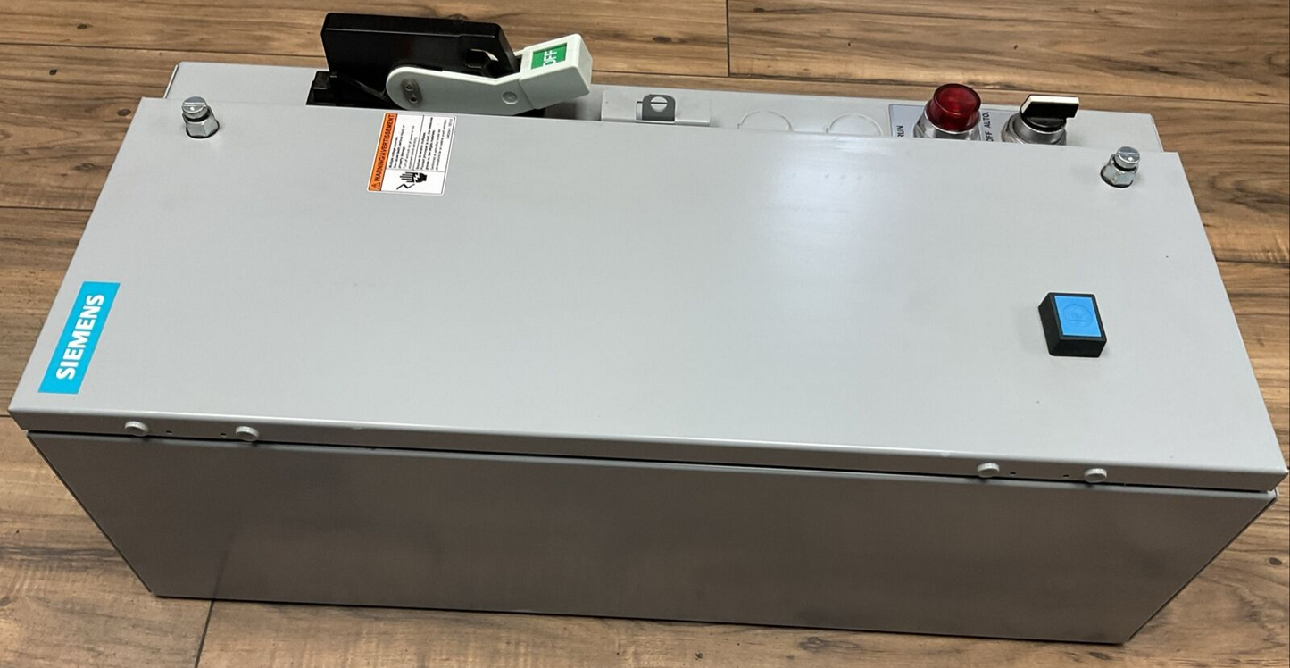SIEMENS 17FSH92BF13 FUSIBLE COMBINATION STARTER 600VAC 10HP COIL 120V