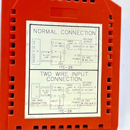 PRIBUSIN ITC-26 ISOLATED SIGNAL CONDITIONER 24VDC 80MA