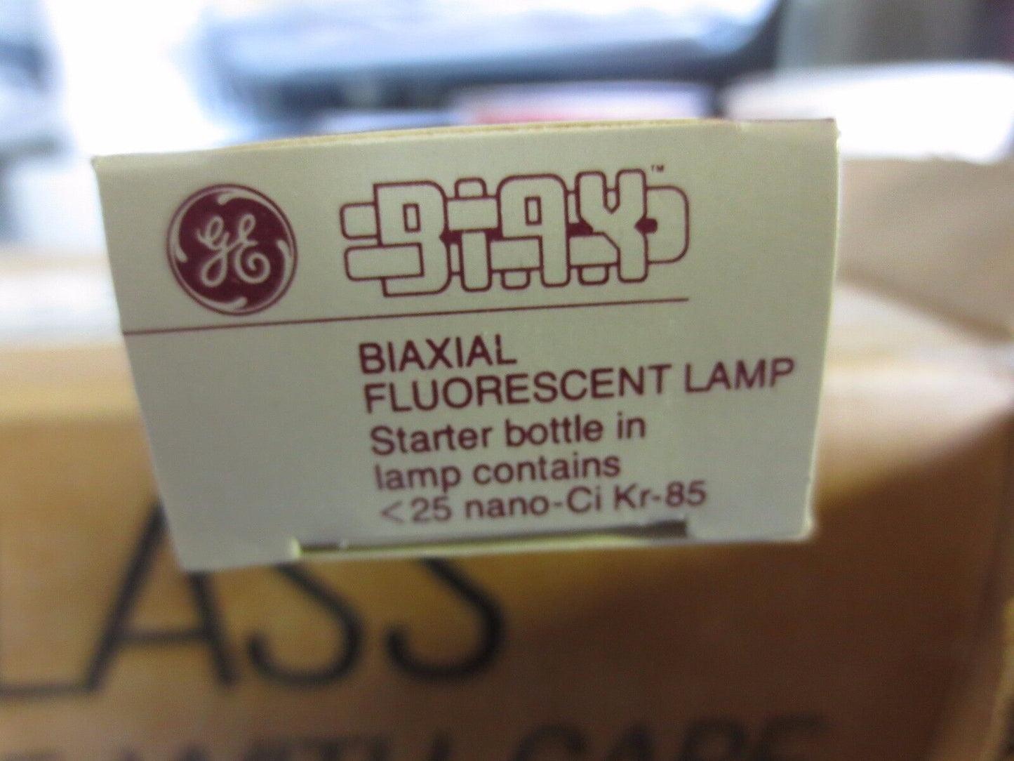 GE F13BX/SPX27 13-WATT BIAXIAL FLUORESCENT LAMP - NEW SURPLUS - LOT of 9