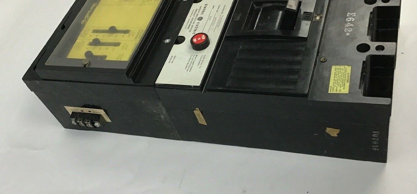 GE TJS36036 CIRCUIT BREAKER 300A 600VAC W/ VERSATRIP 300A TRIP UNIT