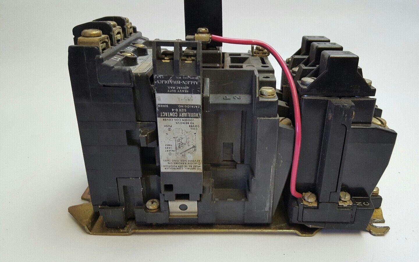 Allen-Bradley - NEMA Size 1, Cat.#509-BOD, Series A Starter - 120 VAC Coil