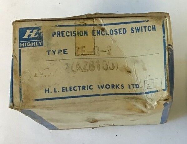 H.L. ELECTRIC ZE-Q-2 PRECISION ENCLOSED SWITCH 480VAC 250VDC 15A