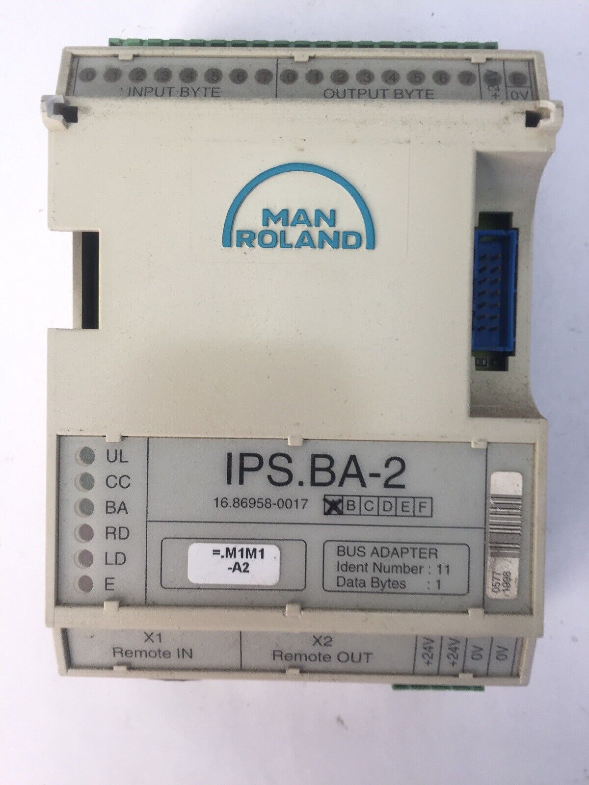 MAN ROLAND IPS.BA-2 MOTOR CONTROL,BUS ADAPTER / COMM. MODULE