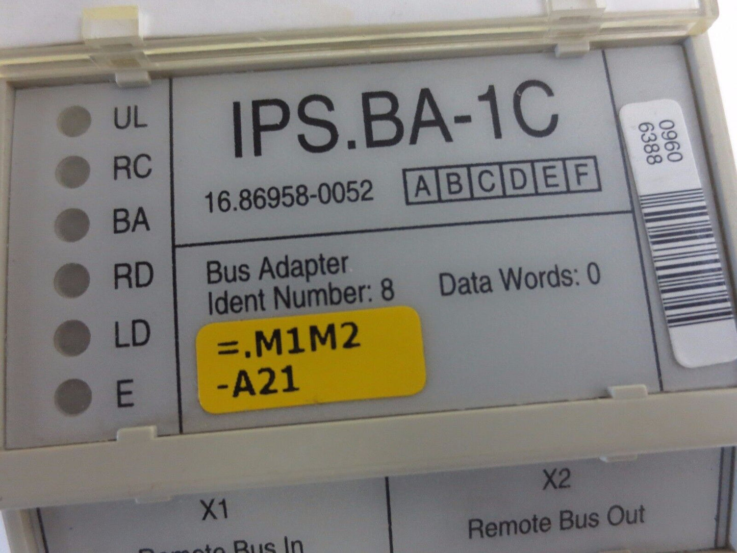 MAN ROLAND IPS.BA-1C Series A- BUS ADAPTER MODULE - 16.86958-0052