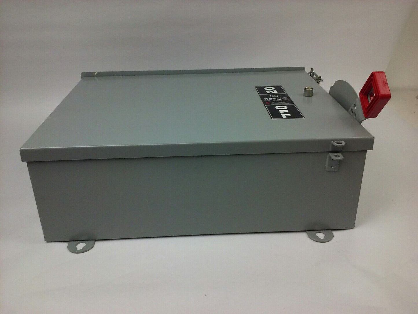 GE TH6661, MOD 10, Safety Switch, 30A, 600VAC/250DC, MAX H.P. 20, TYPE1-3R-5-12