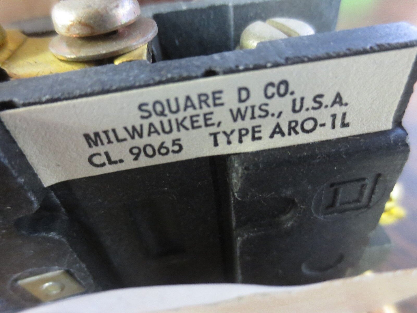 SQUARE D CLASS 9065 ARO-1L / AR0-1L THERMAL OVERLOAD RELAY 78041 - NEW SURPLUS