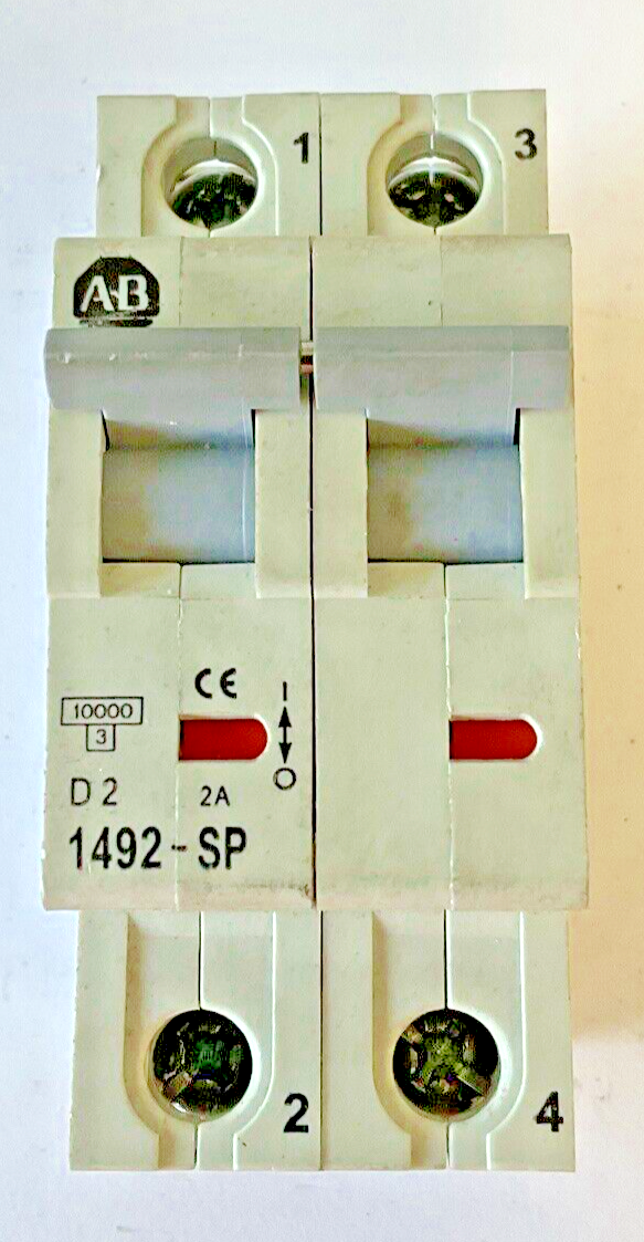 ALLEN BRADLEY 1492-SP2D020 & 1492-SP2D100 CIRCUIT BREAKER SER.C 415VAC
