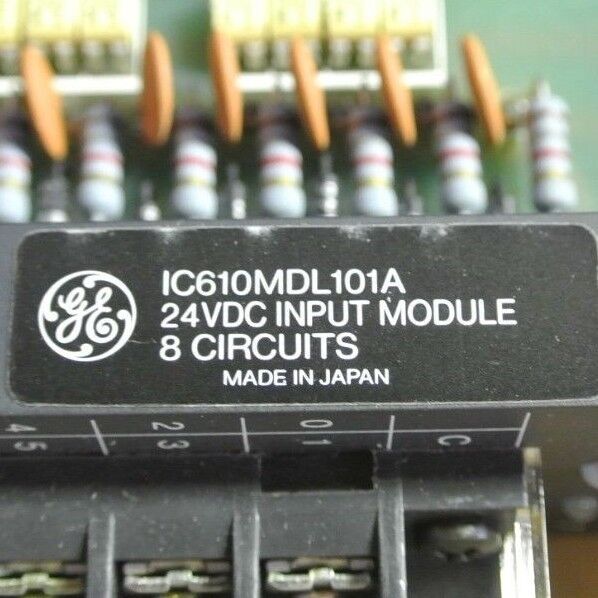 GENERAL ELECTRIC IC610MDL101A PROGRAMMABLE CONTROLLER 24VDC INPUT MODULE