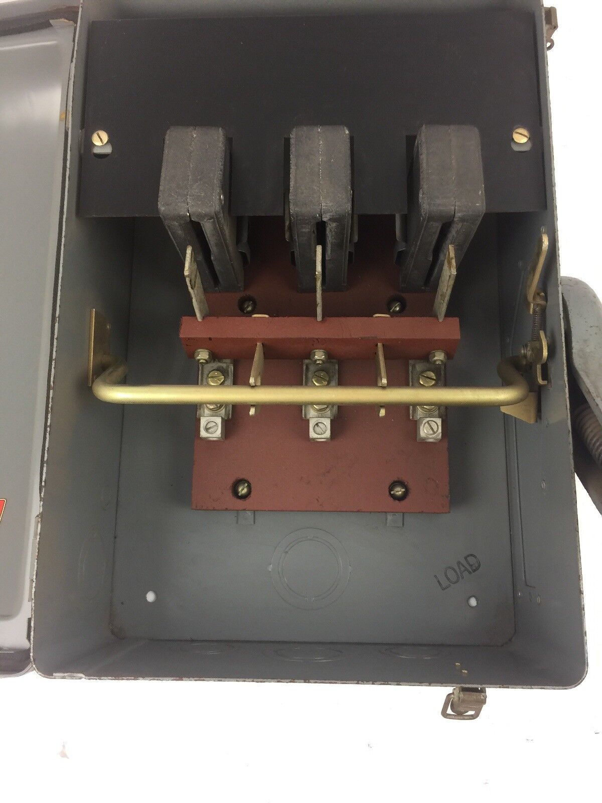 WESTINGHOUSE AHU363 HEAVY DUTY SAFETY SWITCH 600 VAC 100 AMP NEMA 1A