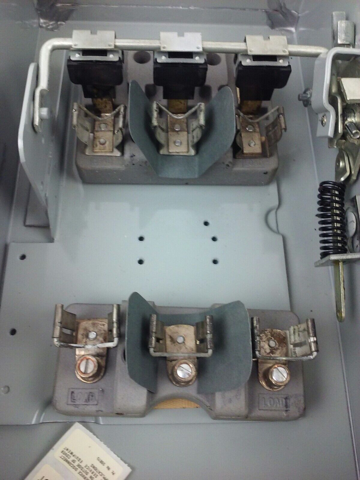 ITE GOULD F352H, ENCLOSED SWITCH, 60A, 600V, FUSIBLE, TYPE 12, 3PH, 30 MAX H.P.