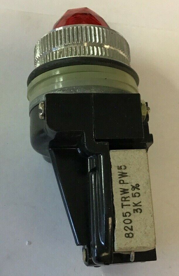 GENERAL ELECTRIC CR104C322 OILTIGHT INDICATOR LIGHT RED 115V AC/DC