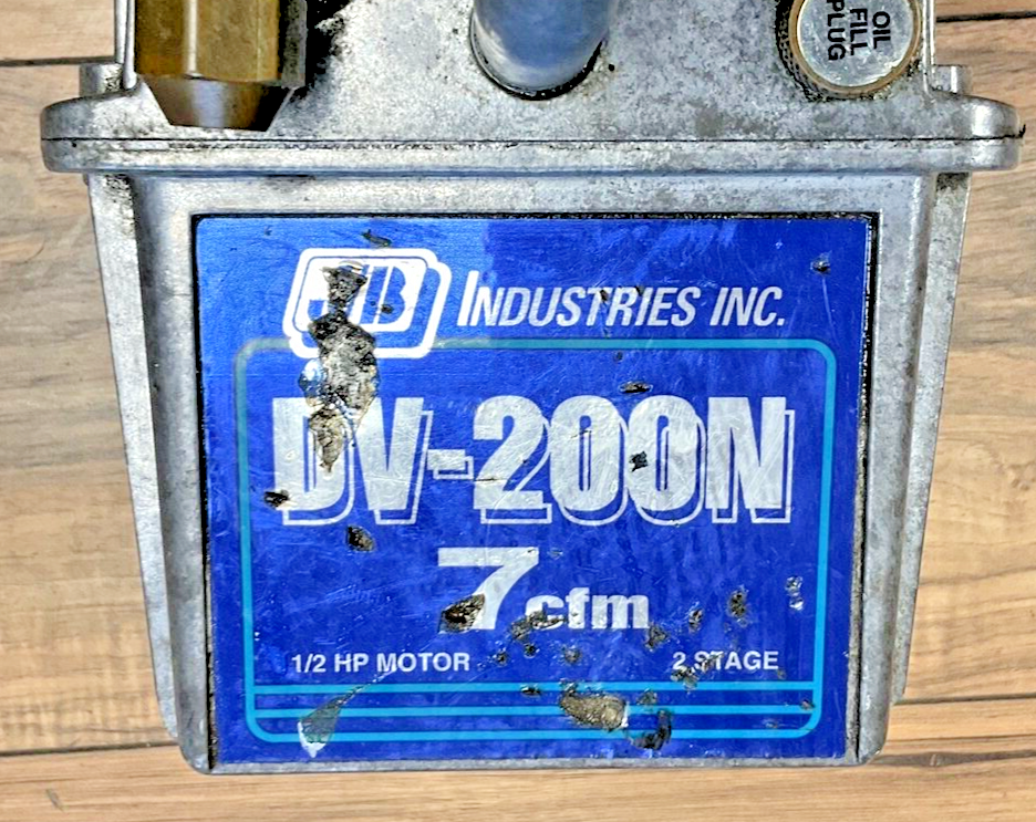 MARATHON ELECTRIC 10215-133 VACUUM PUMP 1/2HP 1725RPM 7.5FLA