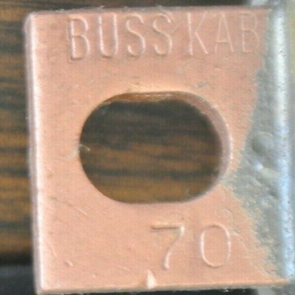 LOT of 10 / BUSSMANN / TRON KAB70 RECTIFIER FUSE / 250V / 70A / NEW SURPLUS