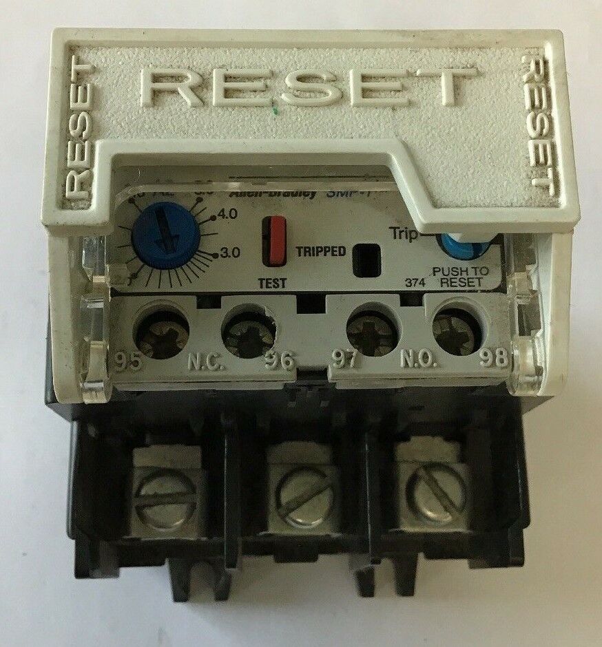 ALLEN BRADELY 592-A2EA OVERLOAD RELAY SER A CURRENT 1.6-5.0A TRIP CLASS 20
