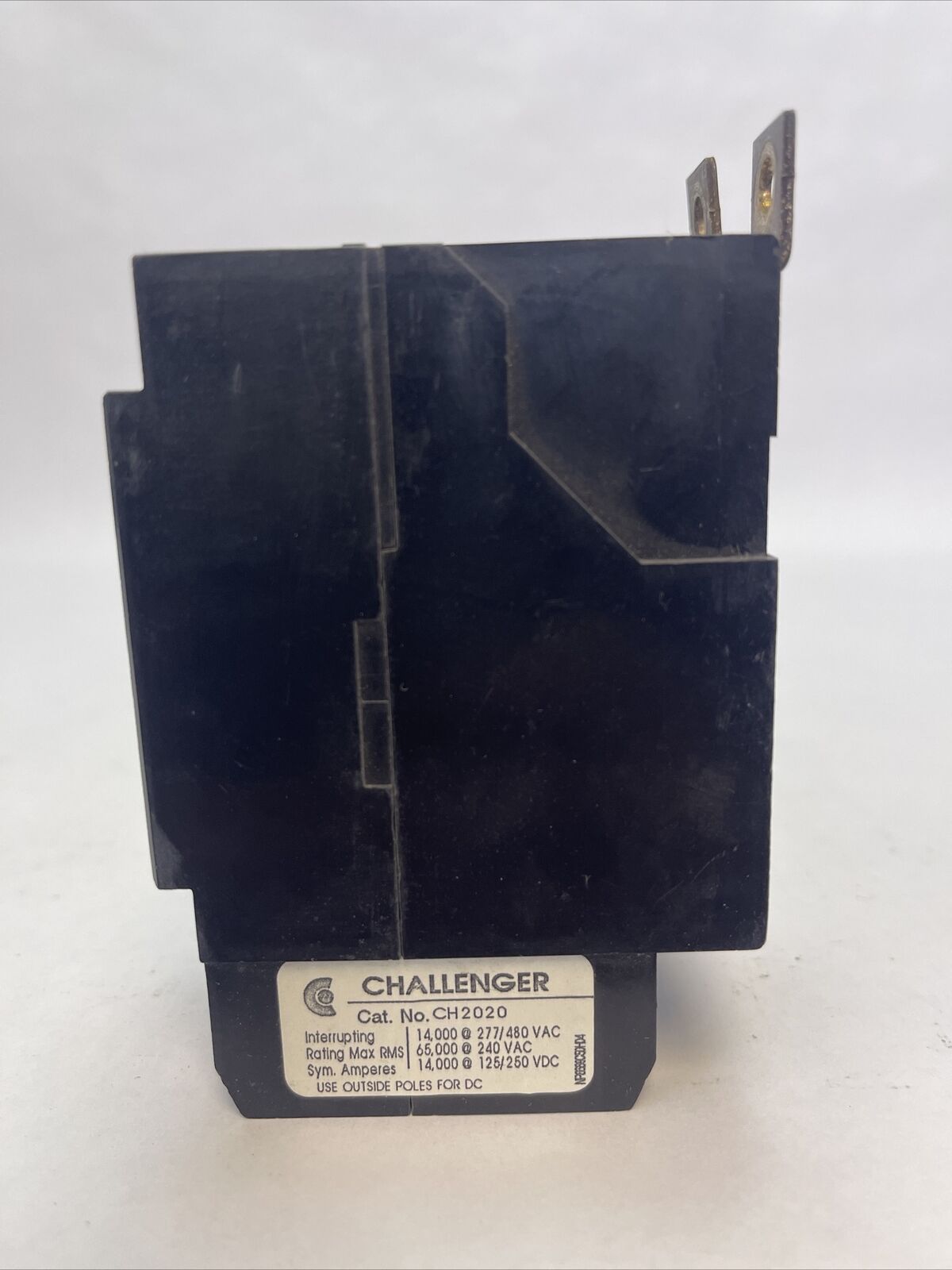 CHALLENGER CH2020 CIRCUIT BREAKER 20AMP 2POLE 277/480VAC 125/250VDC