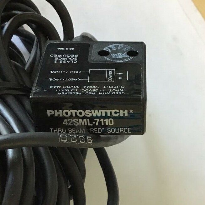 ALLEN BRADLEY PHOTOSWITCH 42SML-7110 SUB-MINIATURE "RED" SOURCE 30VDC CLASS2