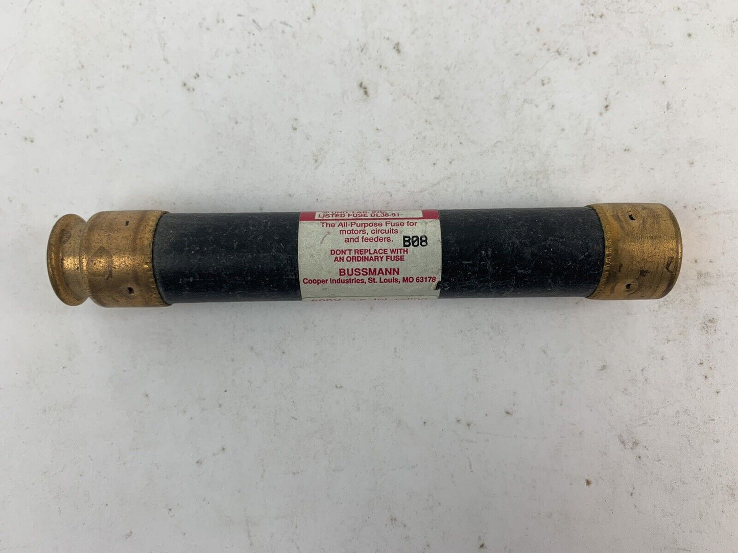 Bussmann Fusetron Dual-Element FRS-R-1 6/10 1 6/10 A 600V Fuse "Lot of 10"