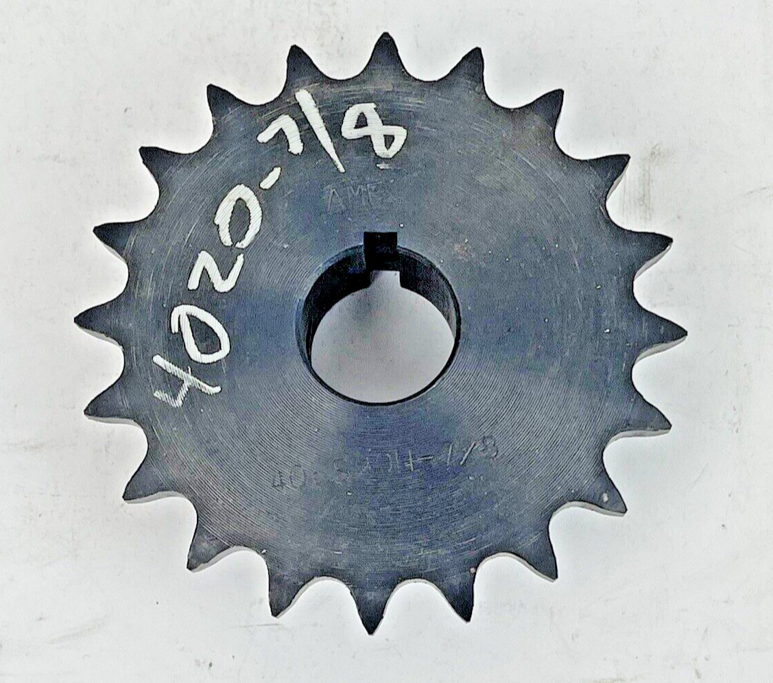 AMEC - 40BS20H-7/8 - SPROCKET - 20 TEETH - 7/8" BORE