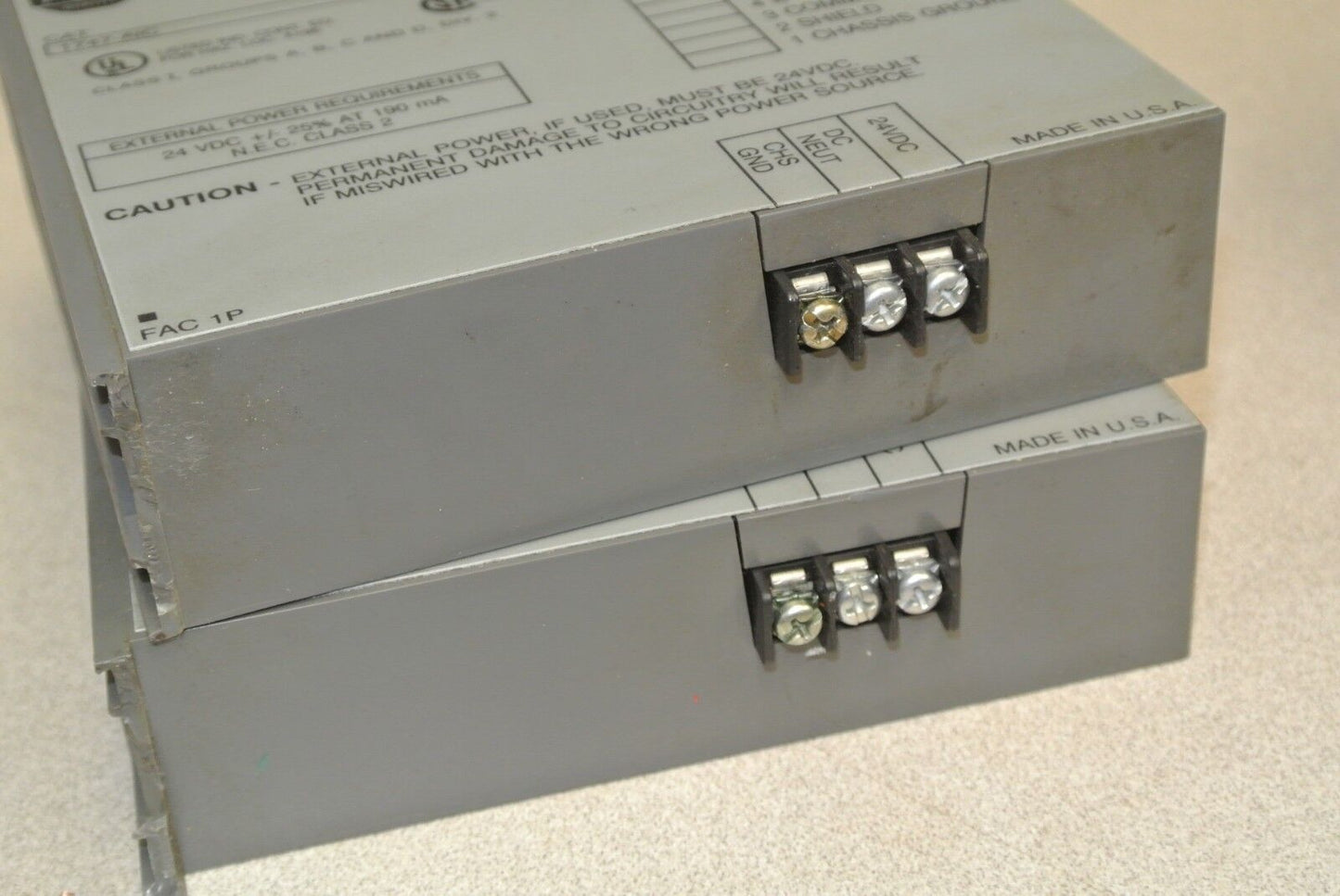 ALLEN-BRADLEY 1747-AIC / SLC500 / DH-485 LINK COUPLER - LOT of 2