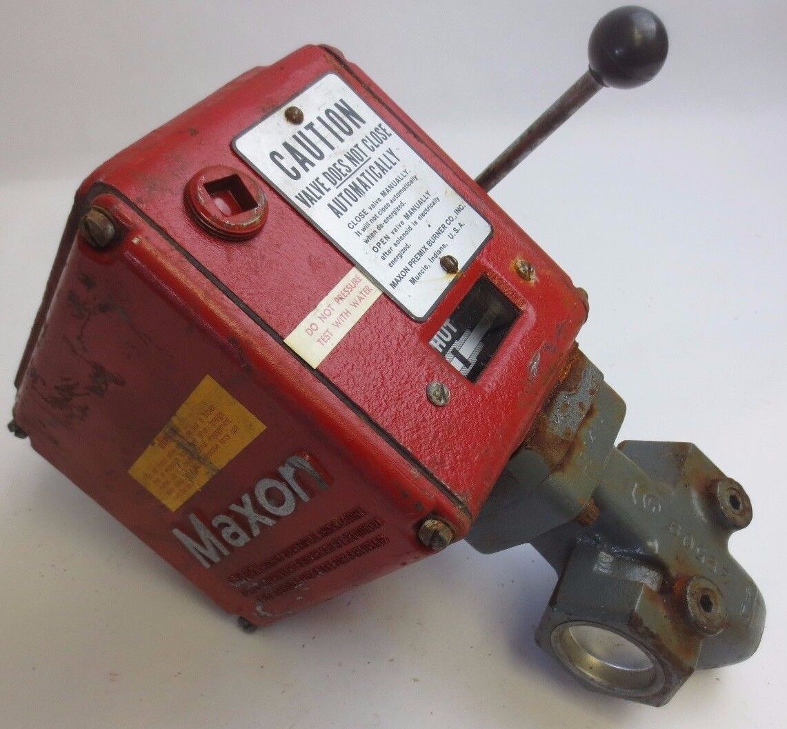 MAXON ATMOSPHERE GAS CONTROL VALVE - 1-1/4" 100psi, for ENDOTHERMIC FLUID 120V