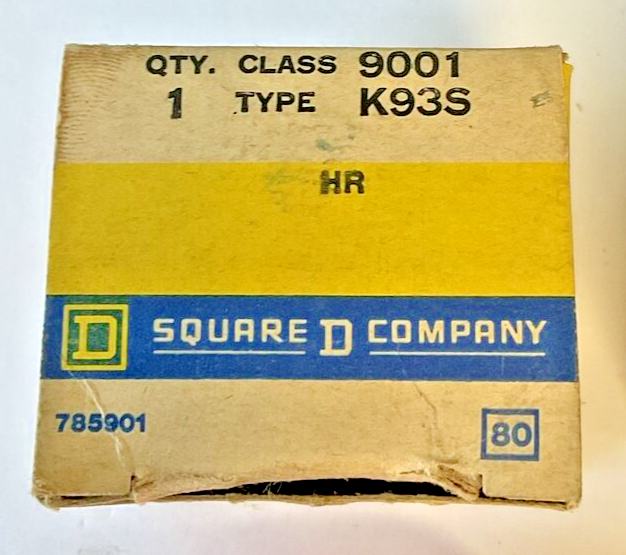 SQUARE D 9001 K93S XL SCREW ON MUSHROOM HEAD PUSH BUTTON***LOTOF2***