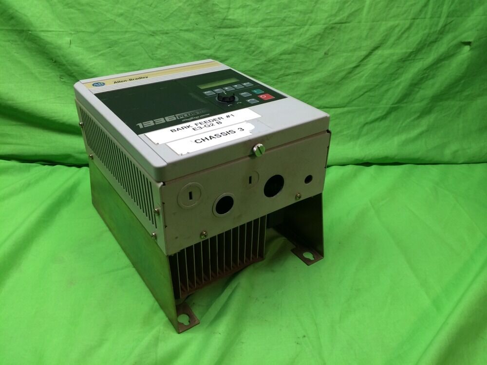 ALLEN BRADLEY FREQUENCY DRIVE 1336F-BRF50-AN-EN 1201-HCS1 5HP, 1201-HCS1, 5V