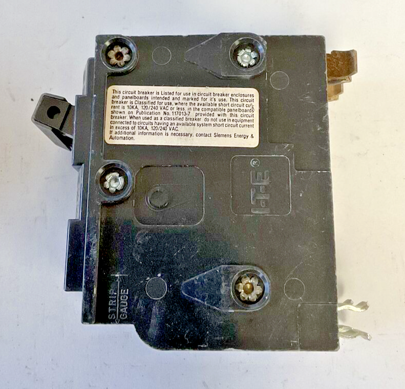 SIEMENS D260 CIRCUIT BREAKER 120/240VAC 60A 2POLE HACR TYPE***LOTOF4***
