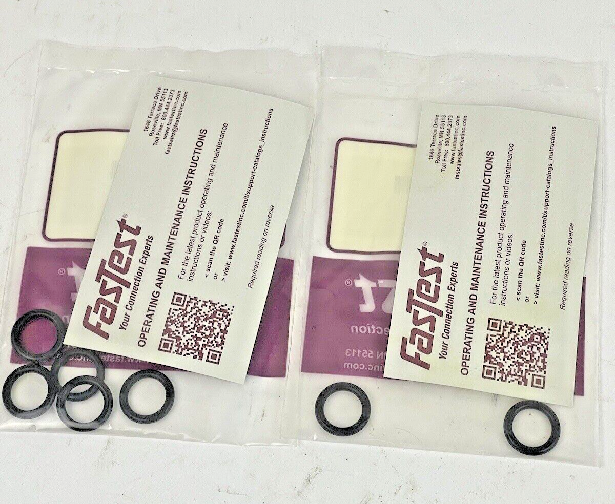 FasTest *LOT OF 7* BULK SEAL KIT- S1208B70 O-RING REPLACEMENT (5 INCL IN KIT +2)