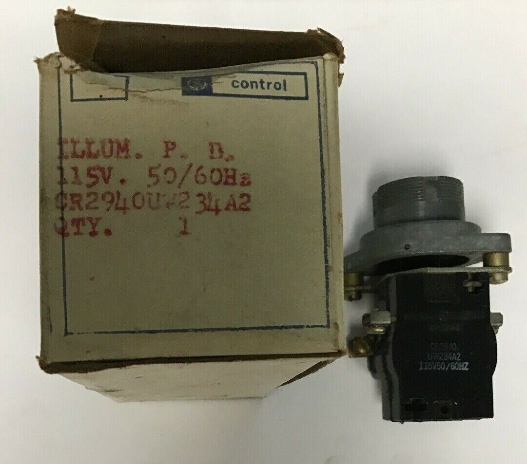 GE CR2940UW234A2 ILLUMINATED PUSHBUTTON 115V 50/60HZ
