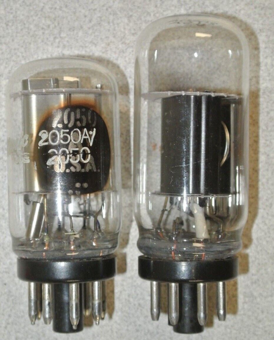 LOT of 2 / GE 2050A ELECTRONIC TUBE / USED???