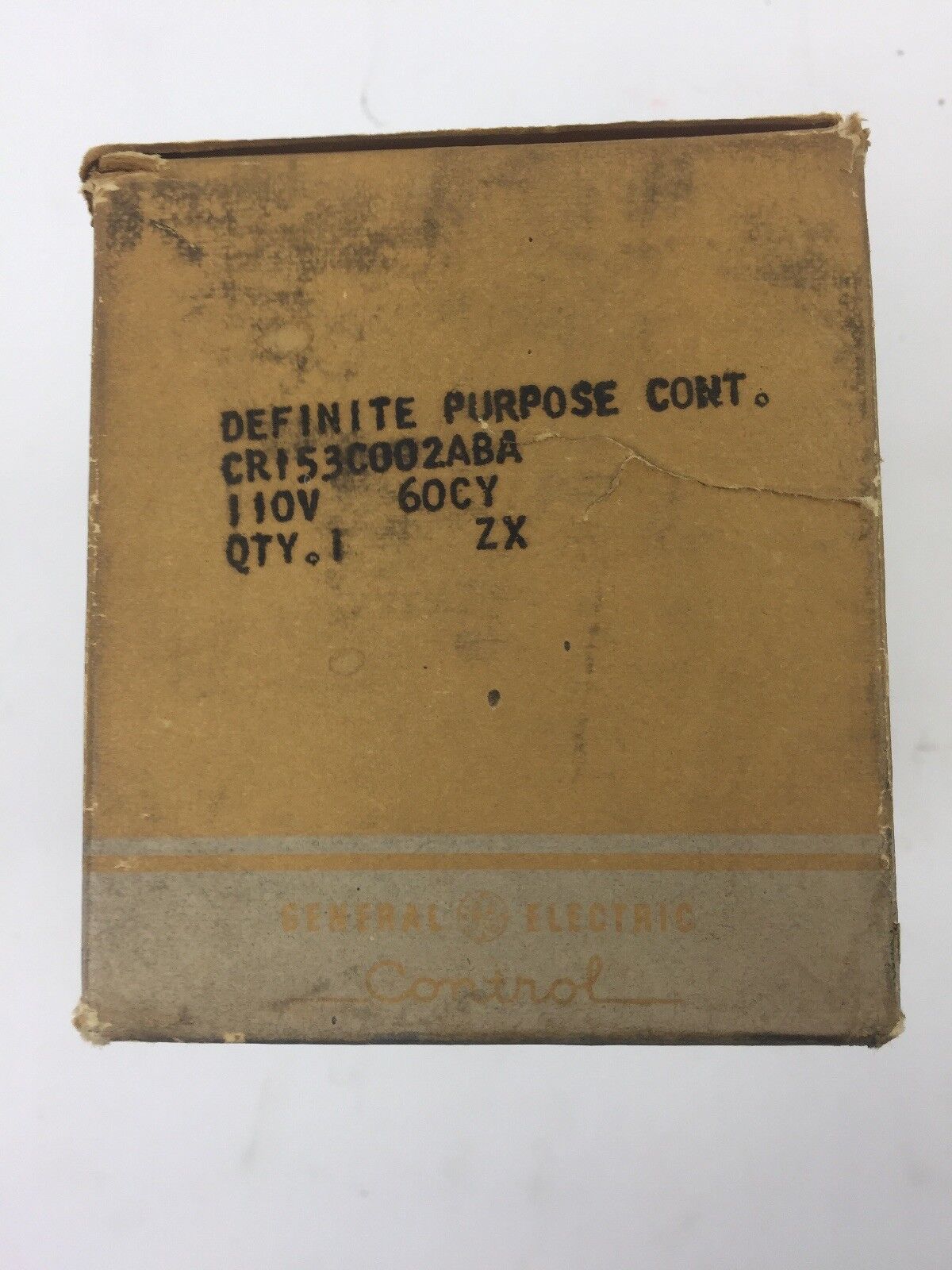GE CR153C002ABA DEFINITE PURPOSE CONT 110V 60 CY