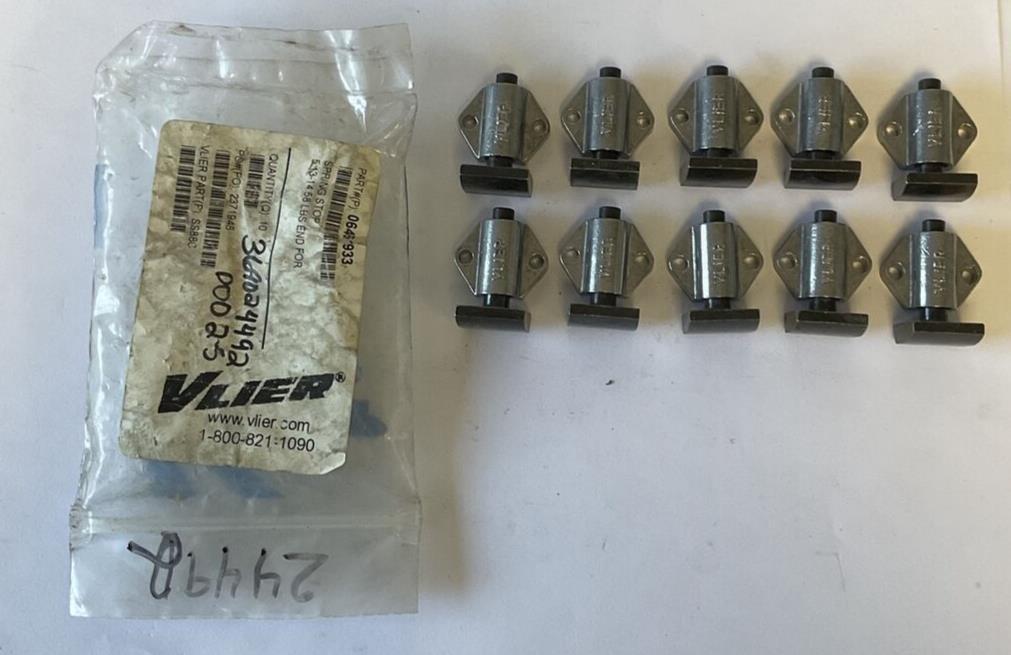 VLIER 06461933 STEEL SPRING STOP BAG OF 10