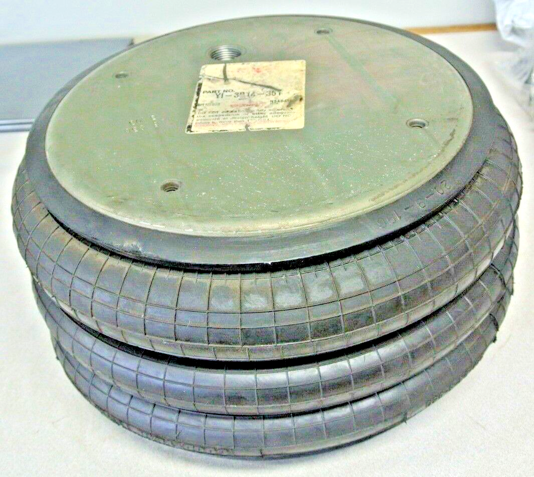 ENIDINE YI-3B14-361 TRIPLE CONVOLUTE BELLOWS AIR SPRING 18" MAX 4700lbs 100psi