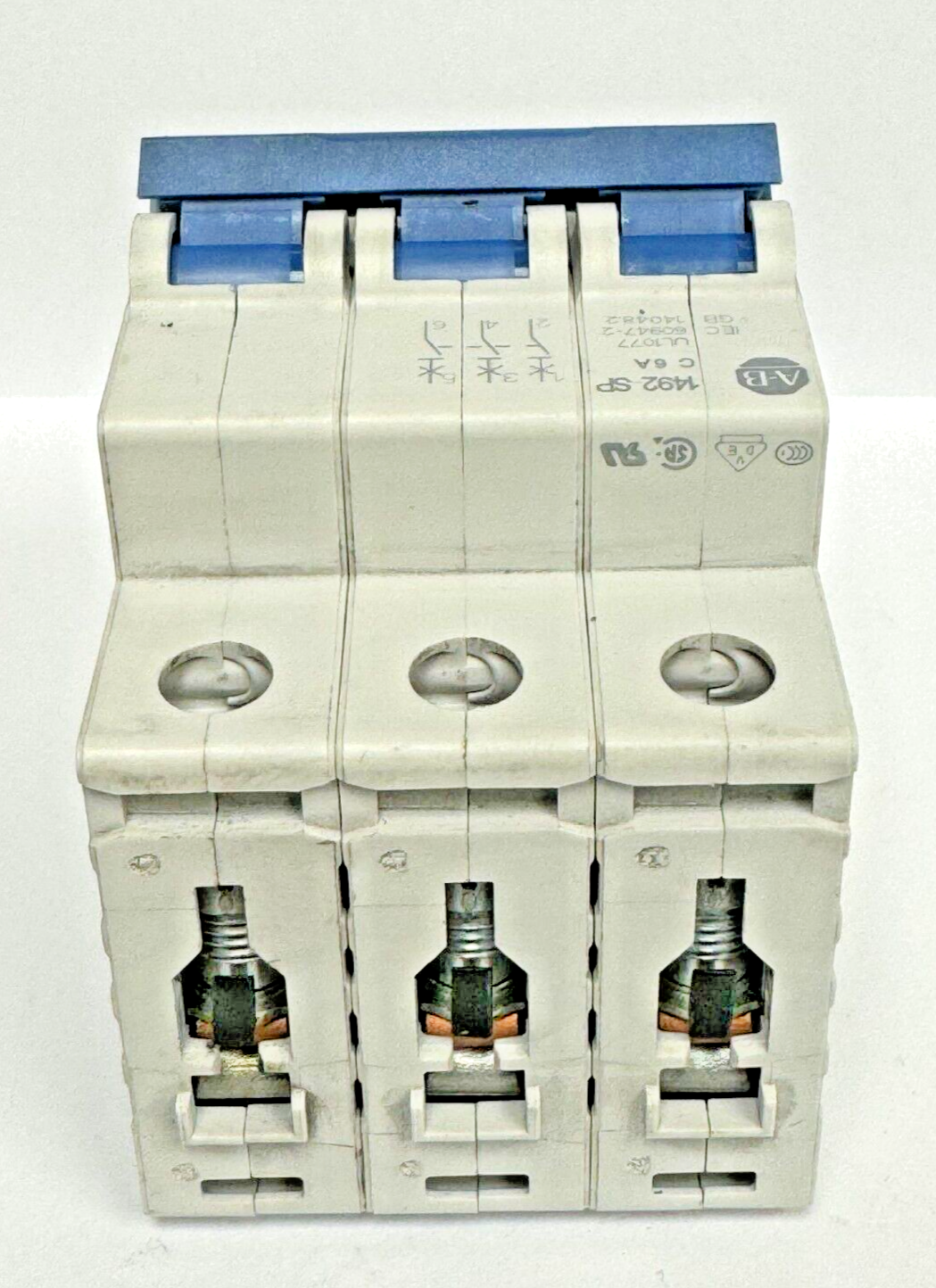 ALLEN-BRADLEY - 1492-SPM3C060 SER. D - CIRCUIT BREAKER - 3 P, 6 A, 277 V