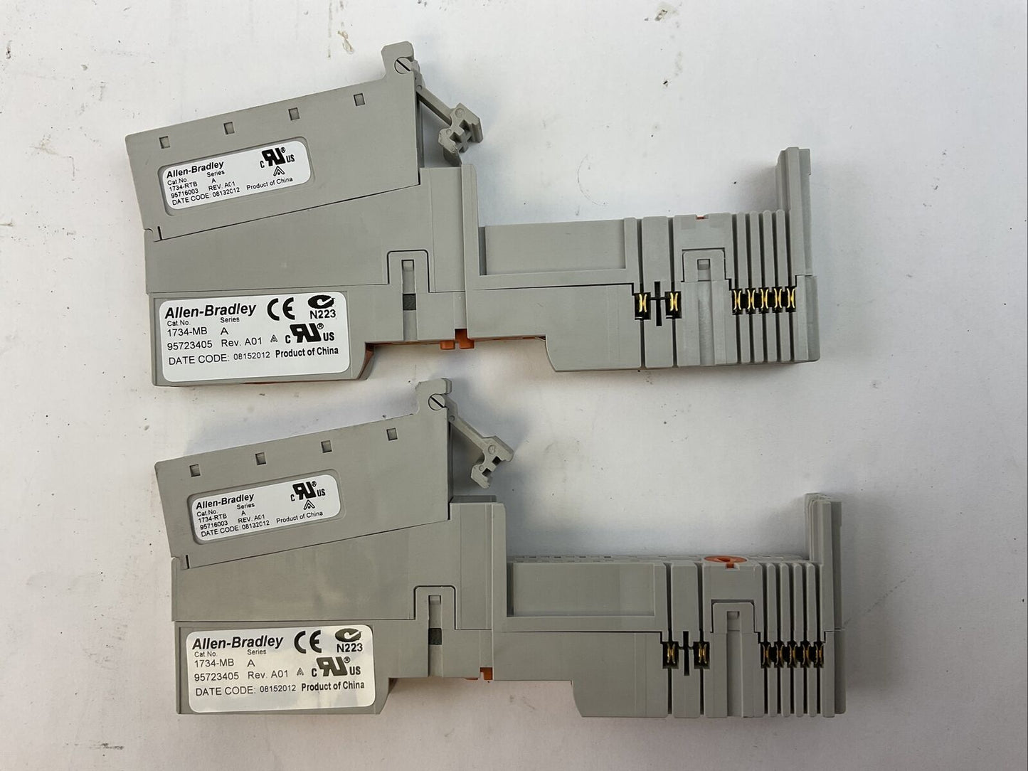 ALLEN BRADLEY 1734-MB SER A REV A01 1734-RTB SER A REV A01 (LOT OF 2)