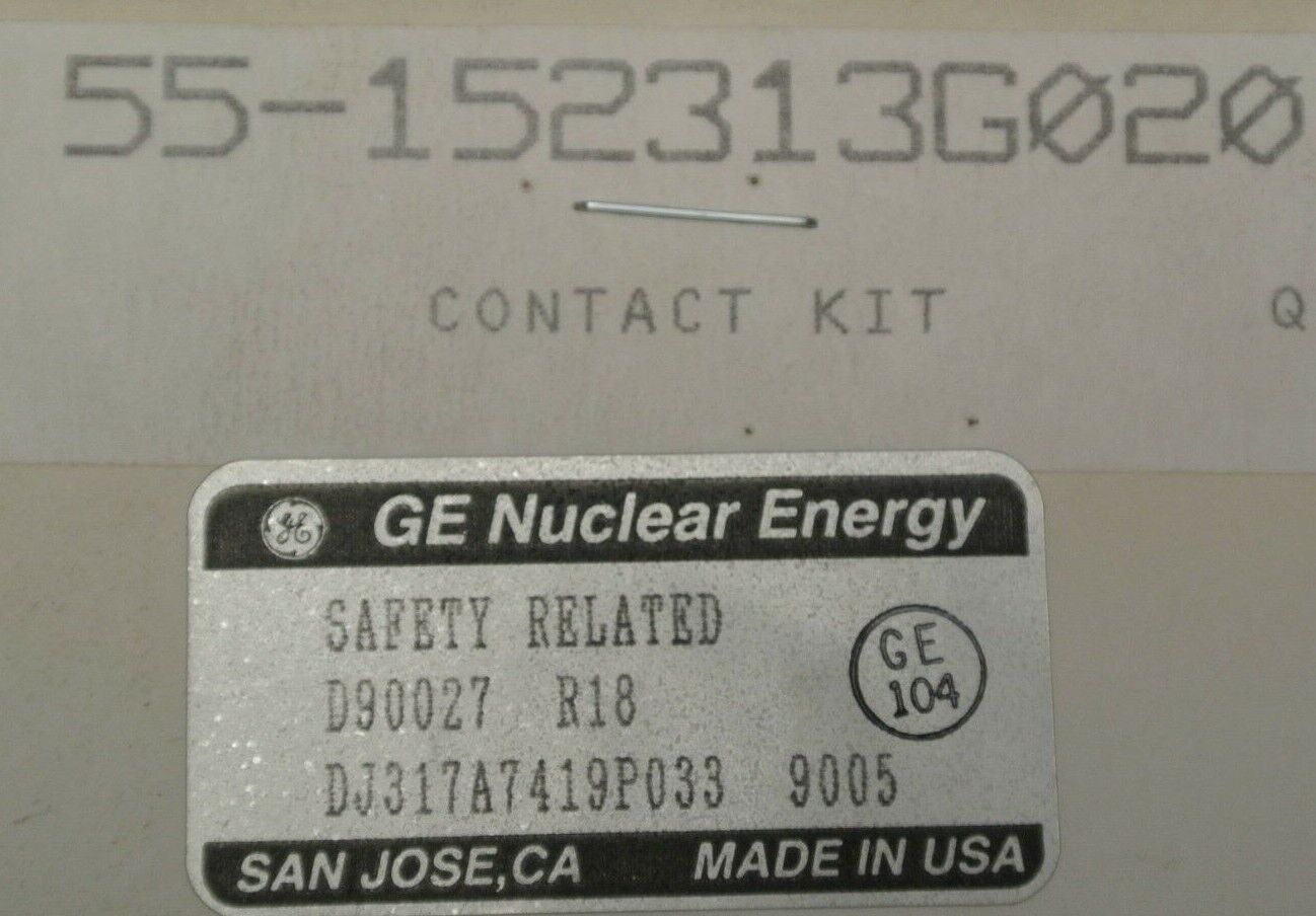 GENERAL ELECTRIC 55-152313G020 CONTACT KIT / NEW SURPLUS / DJ317A74198P033
