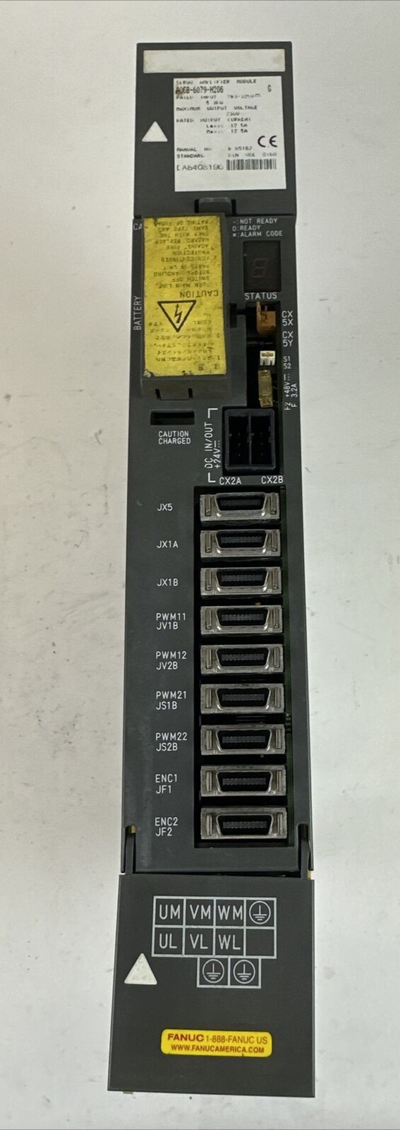 FANUC A06B-6079-H206 SERVO AMPLIFIER MODULE SER G