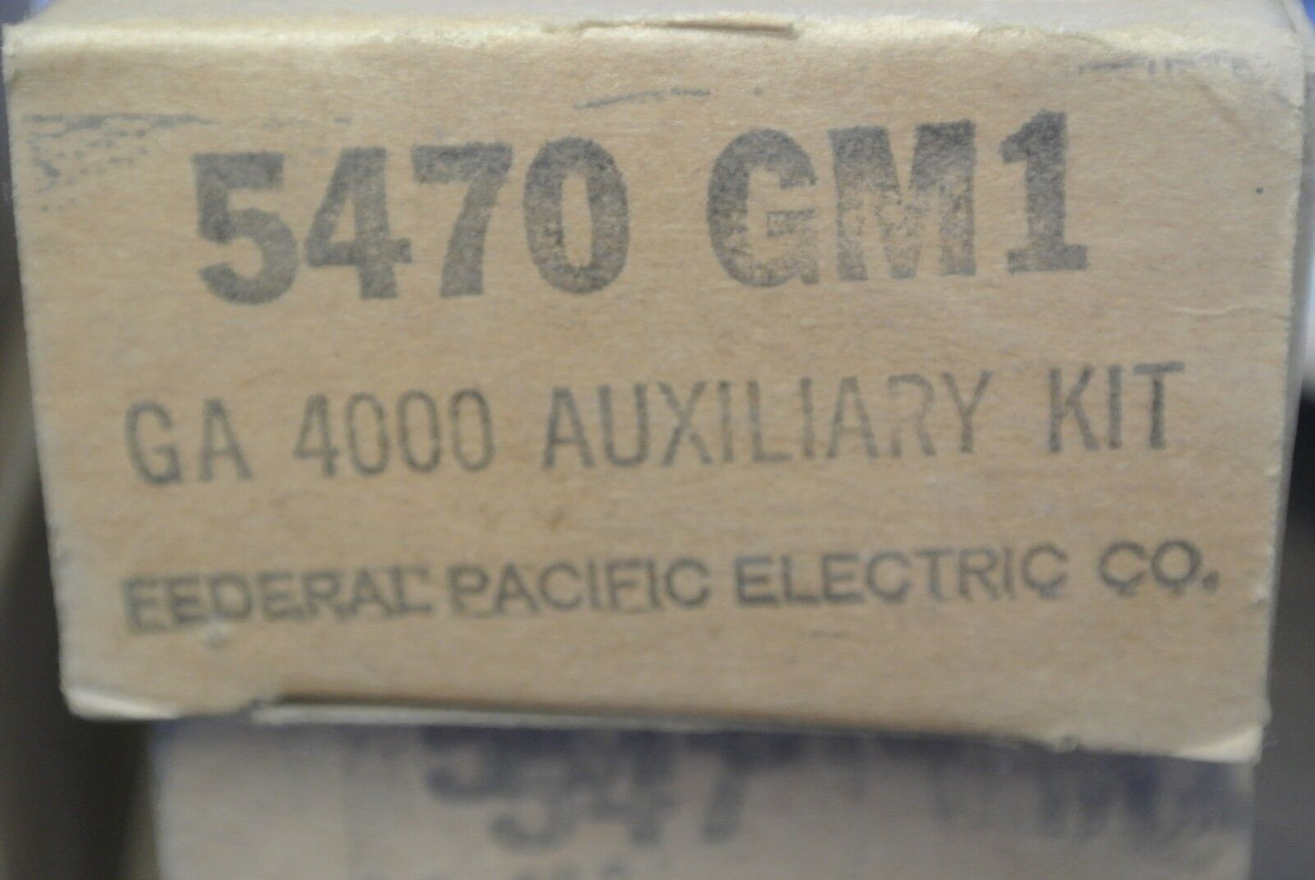 FEDERAL PACIFIC ELECTRIC / FPE 5470GM1 GA4000 AUXILIARY KIT NEW SURPLUS 5470-GM1