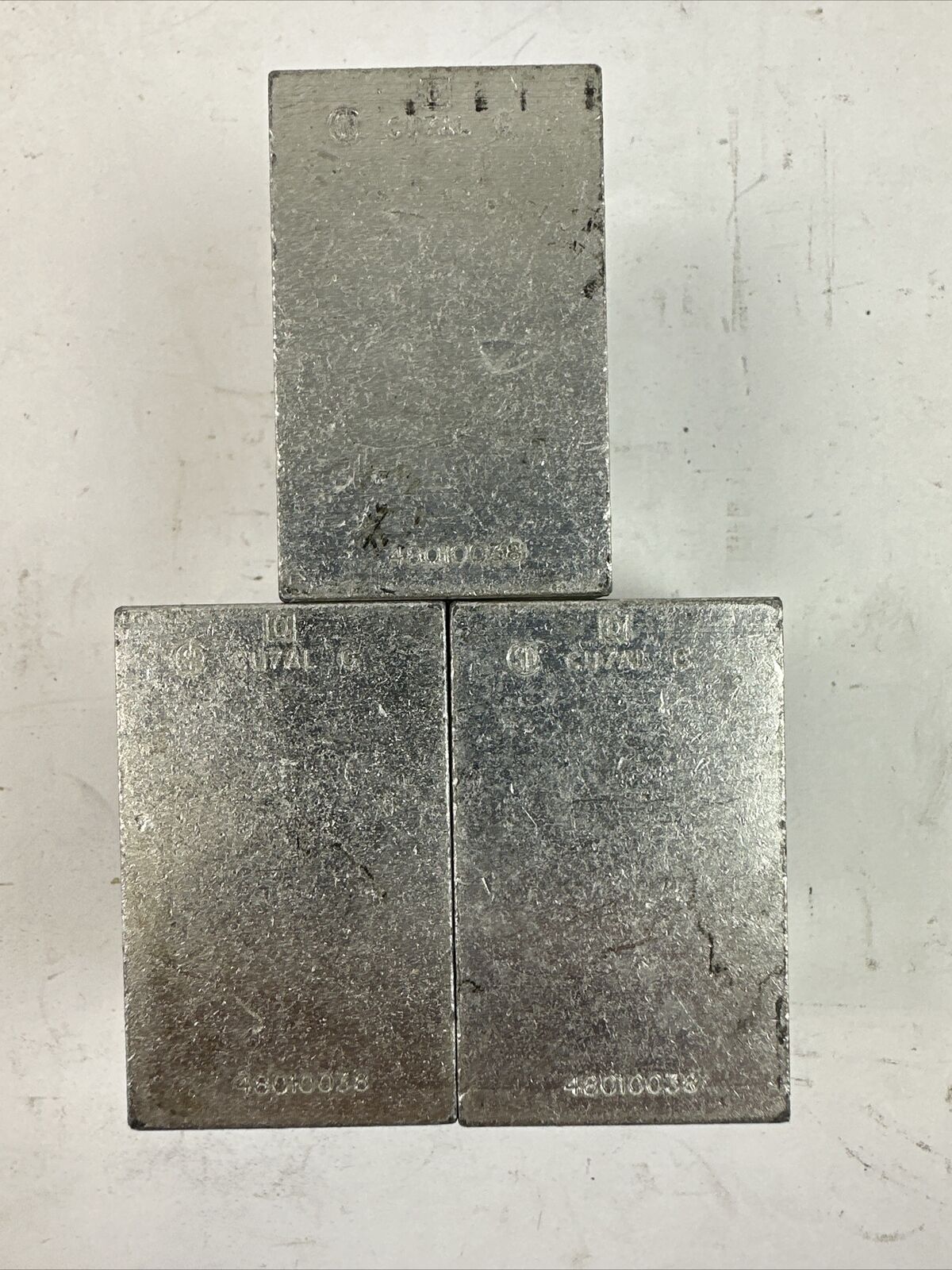 SQUARE D 48010038 LUGS MISSING PARTS (SCREWS/HARDWARE) (LOT OF 3)