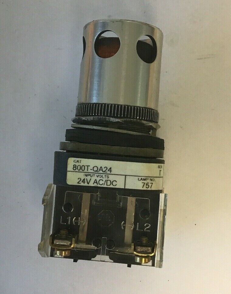 Allen Bradley 800T-QA24 ORANGE ILL. 24V Push button SER. T