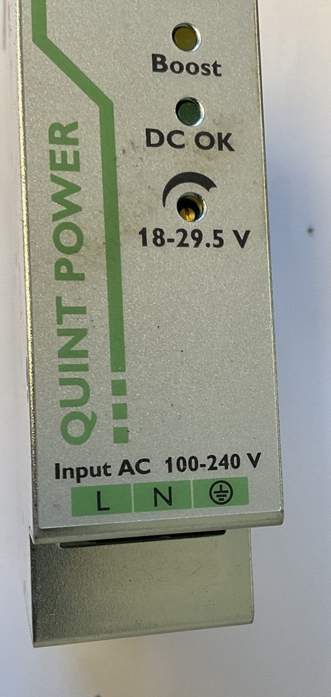 PHOENIX CONTACT QUINT-PS/1AC/24DC/3.5 POWER SUPPLY 240V REV.05