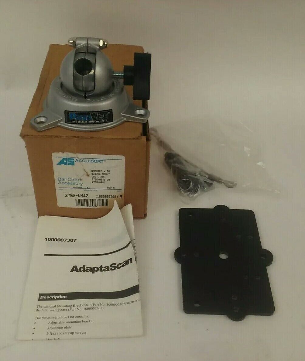 ACCU-SORT 2755-NM42 SER.A BRACKET W/ SWIVEL MOUNT USE W/ 2755-NB40 OR 2755-NB41
